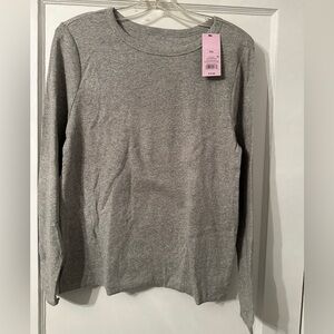 Wild Fable Women’s Plus Size Gray Long Sleeve Top NWT
